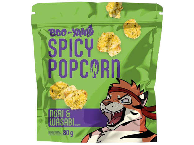 Palomitas Boo-Yaah Sabor Nori & Wasabi 80g
