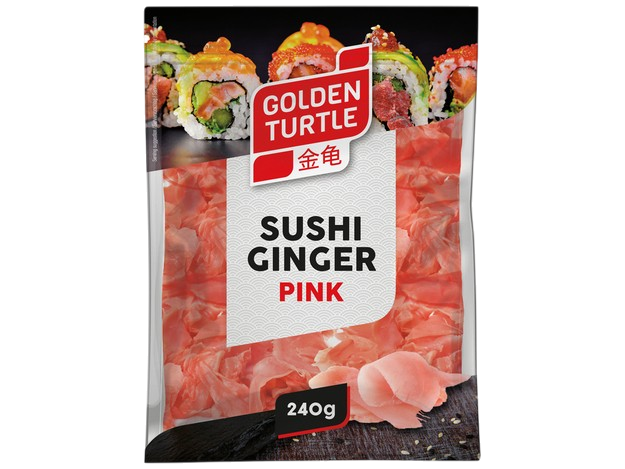 Jengibre rosado para Sushi  Golden Turtle 240 g