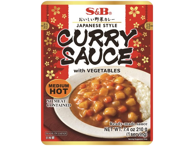 S&B Salsa curry Medium Hot 205g