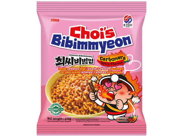 Ramen instantáneo sabor Carbonara Choi's 131g