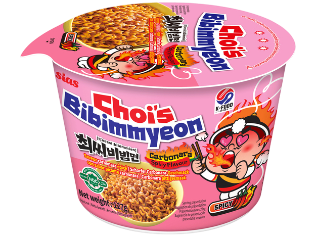 Ramen instantáneo sabor Carbonara Cup Choi's 128g