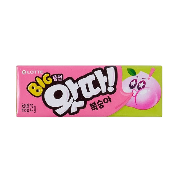 Chicle Watta sabor Melocotón 23g LOTTE