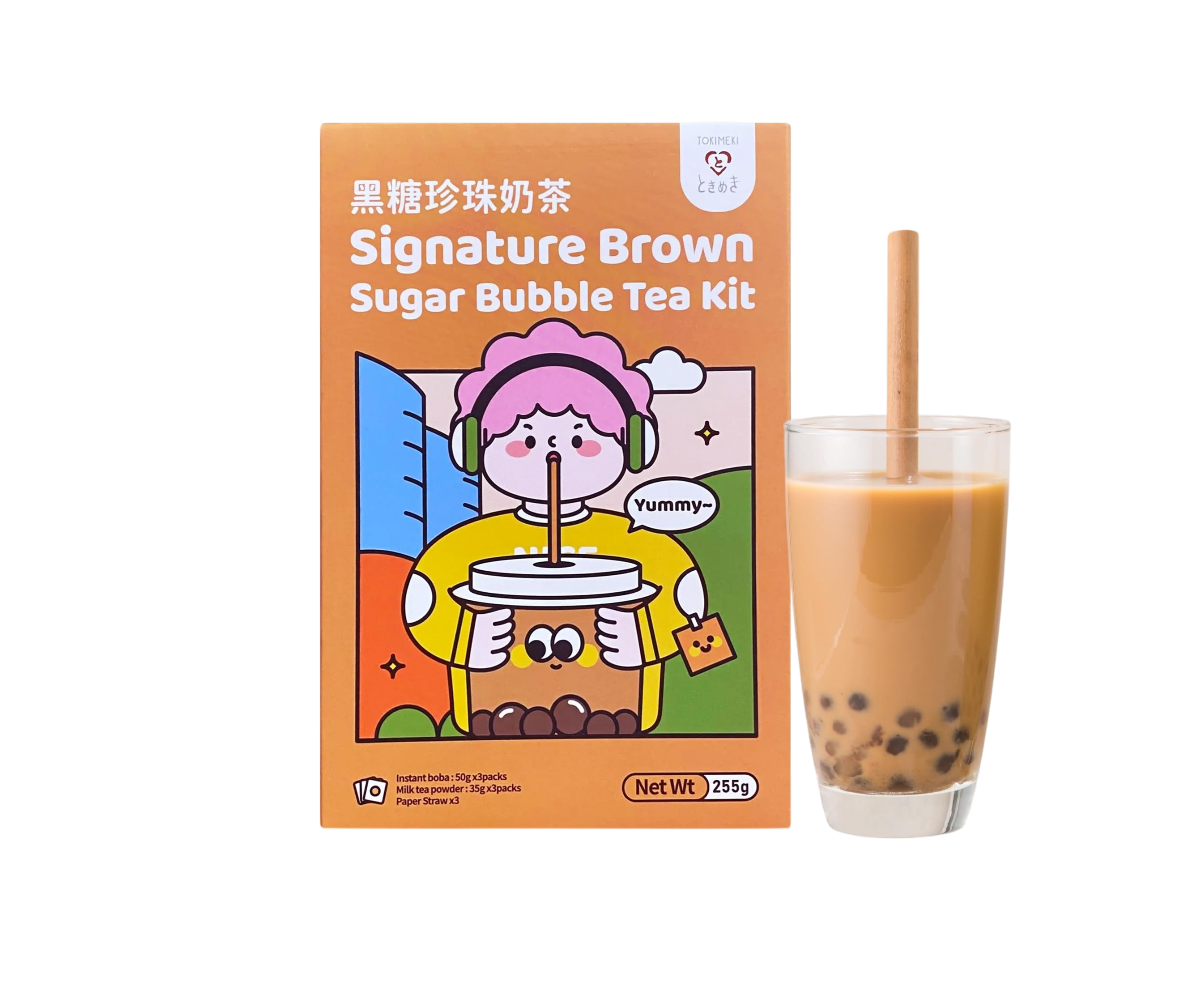 Tokimeki Bubble Tea Kit Brown Sugar 255g