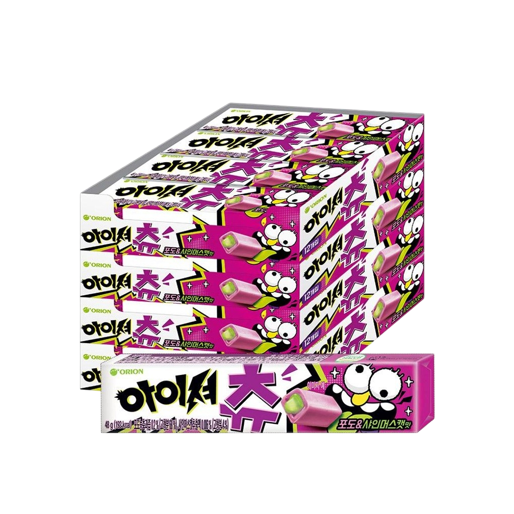 ORION Caramelos suaves ácidos sabor uva 48g
