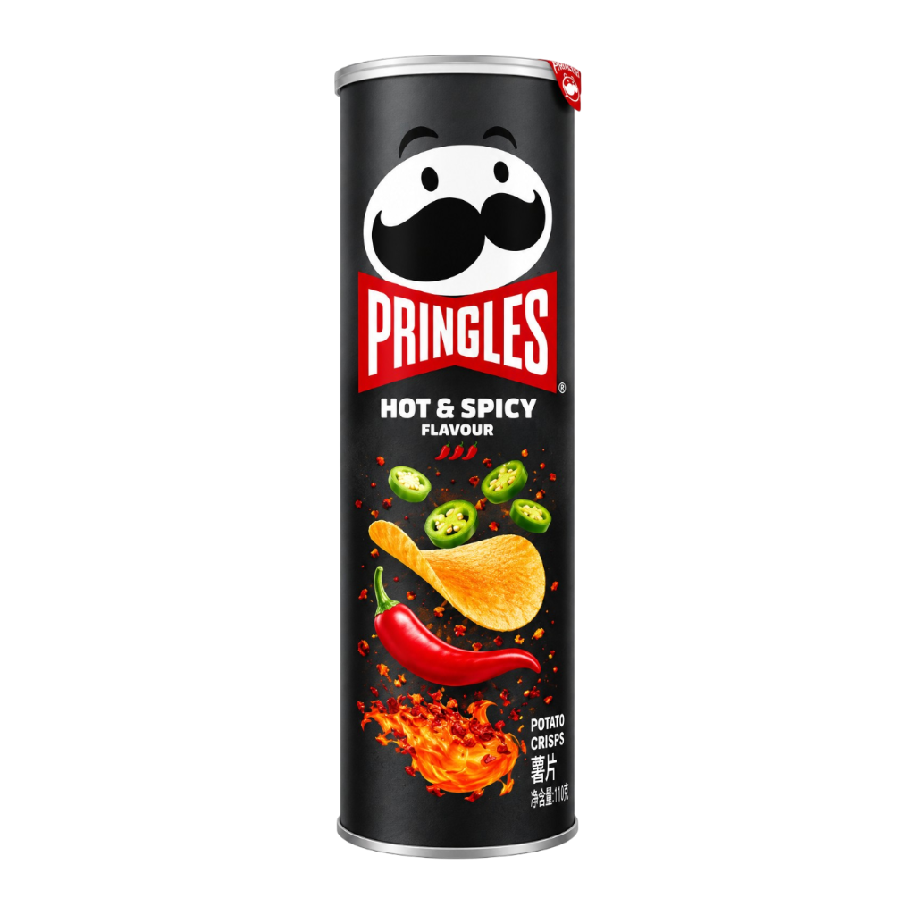 PRINGLES Patatas fritas sabor picante 110g