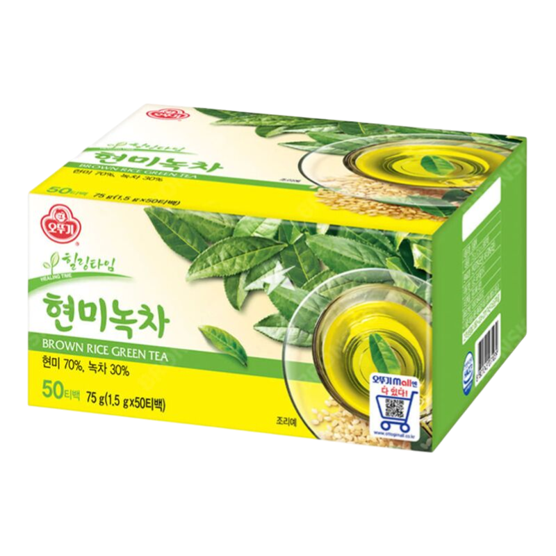 Ottogi Brown Rice Green Tea (Té verde con arroz integral)