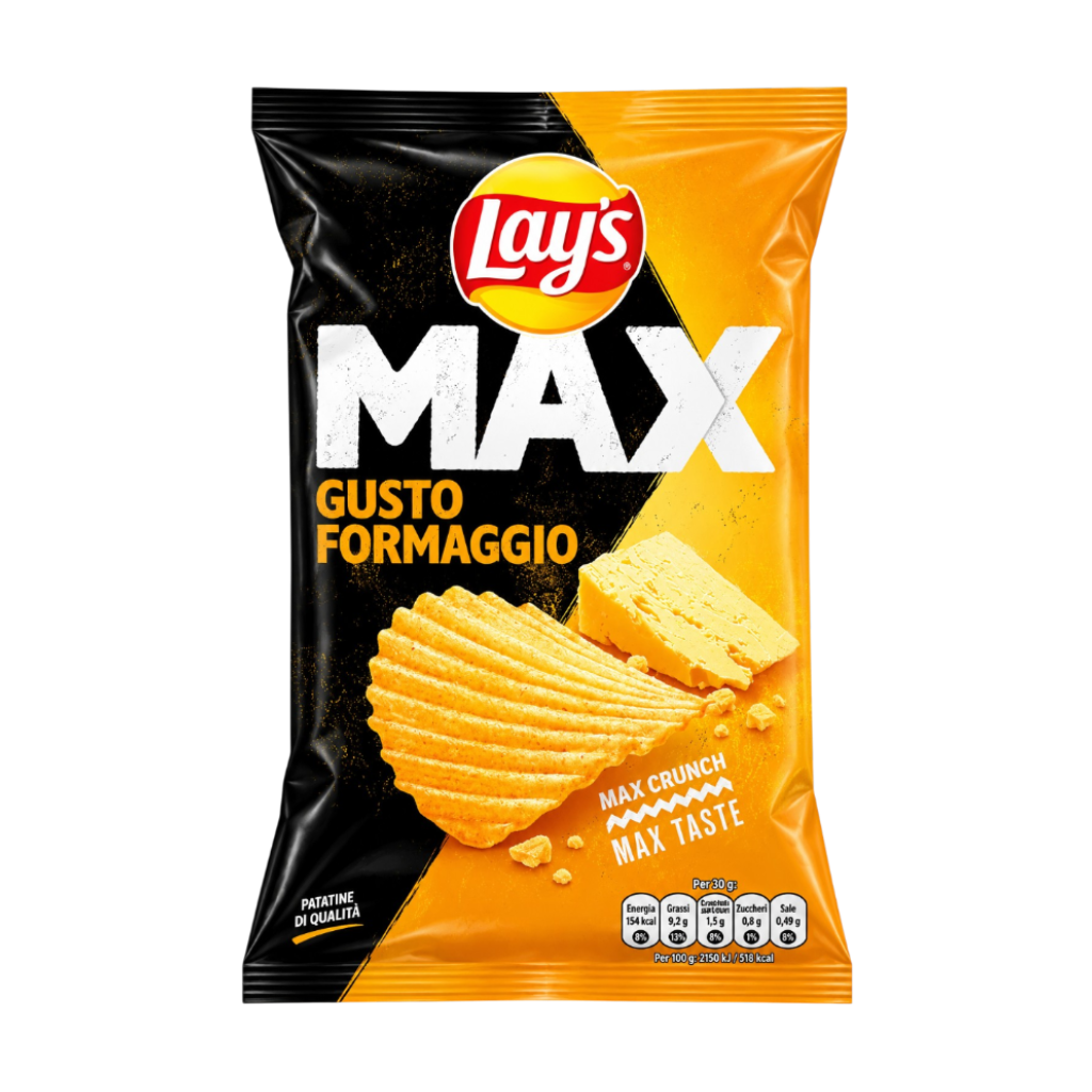 Lay's Max patatas frita sabor queso 115g