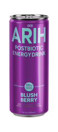 ARIH – Bebida energética con postbióticos sabor frutos rojos 355ml