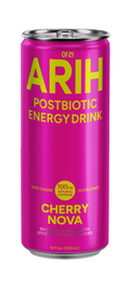 ARIH – Bebida energética con postbióticos sabor cereza 355ml
