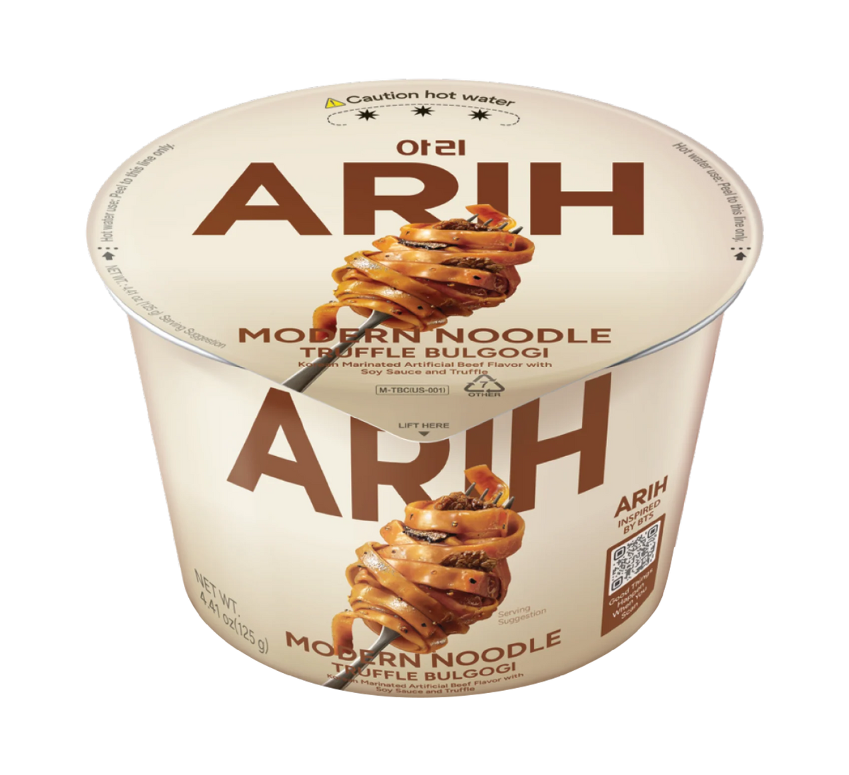 ARIH – Fideos con salsa de soja, ternera y trufa 125g