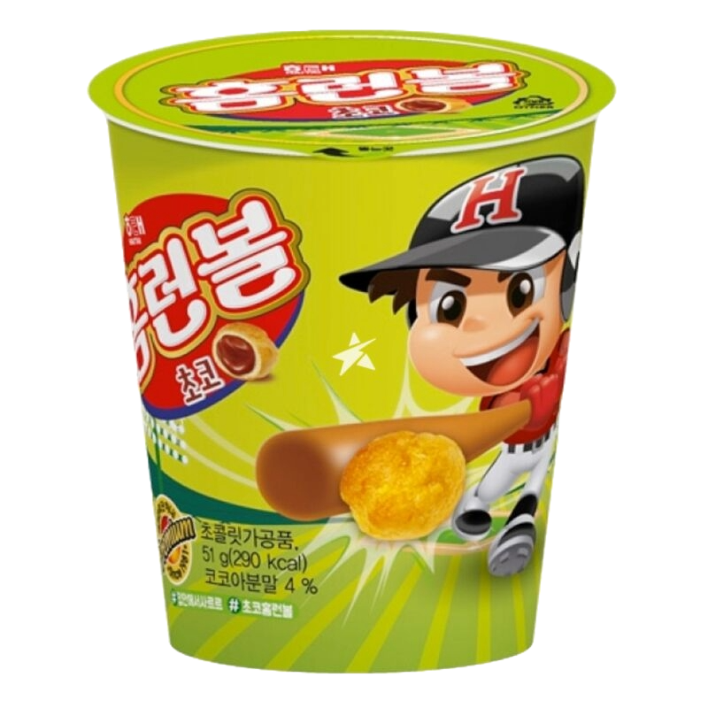 Snack Haitai Home Run Ball Chocolate 51g ⚾🍫