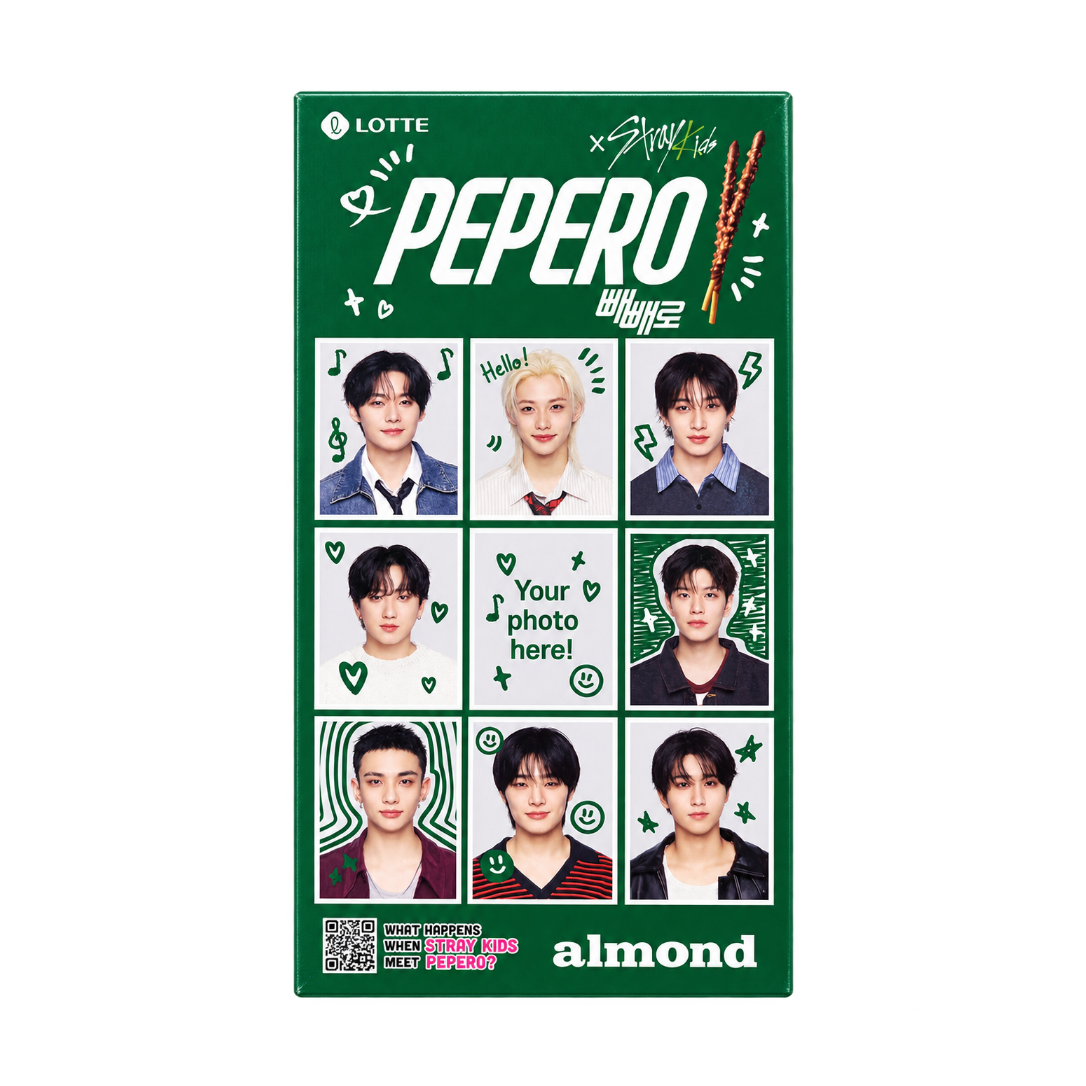 SKZ Pepero Almendras 8x32g