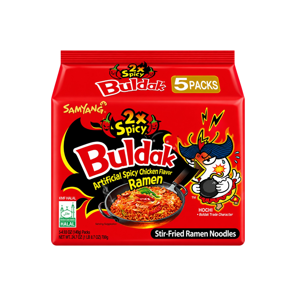 Samyang Buldak Ramen 2xSpicy 5 pack