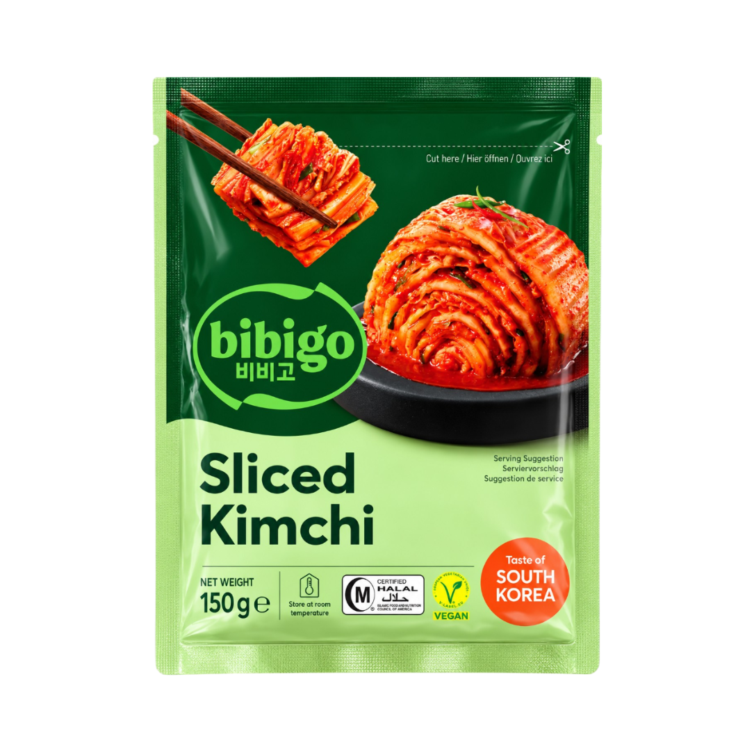Bibigo Sliced Kimchi – Kimchi Coreano Cortado🌶️🥬150g
