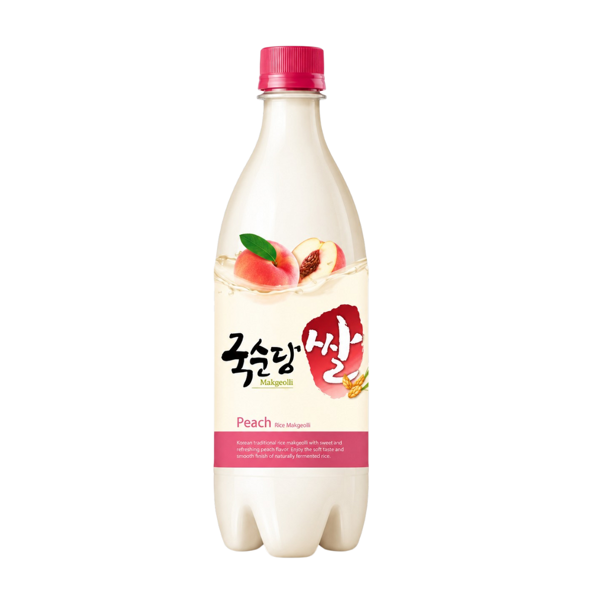 Makgeolli vino de arroz sabor melocotón alc.3% 750ml