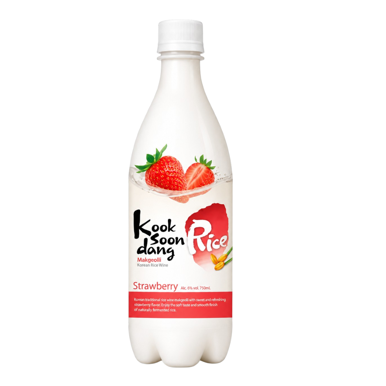Makgeolli vino de arroz fresa alc.3% 750ml