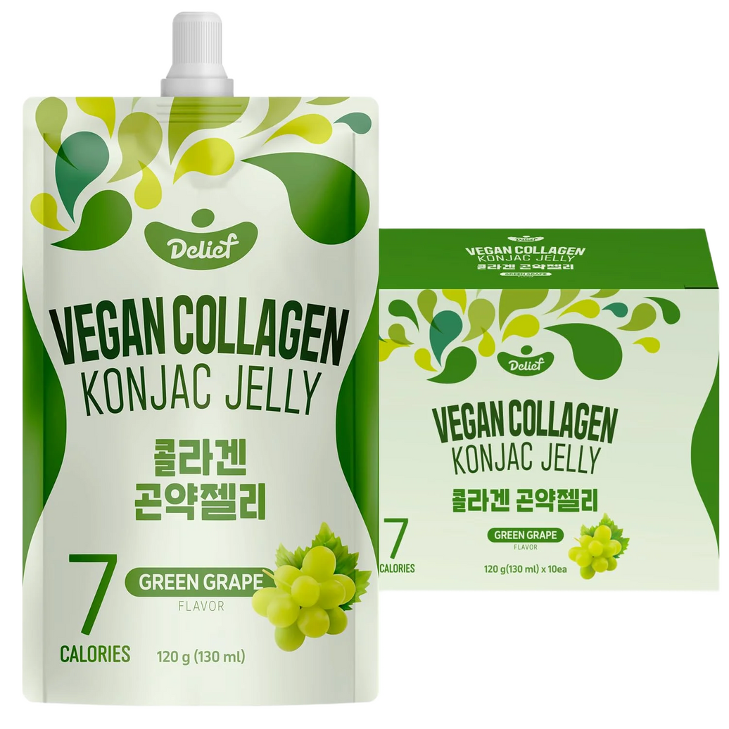 🍇 Vegan Collagen Konjac Jelly – Uva Verde