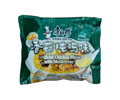 KANGSHIFU Fideos con caldo de pollo y seta 101g