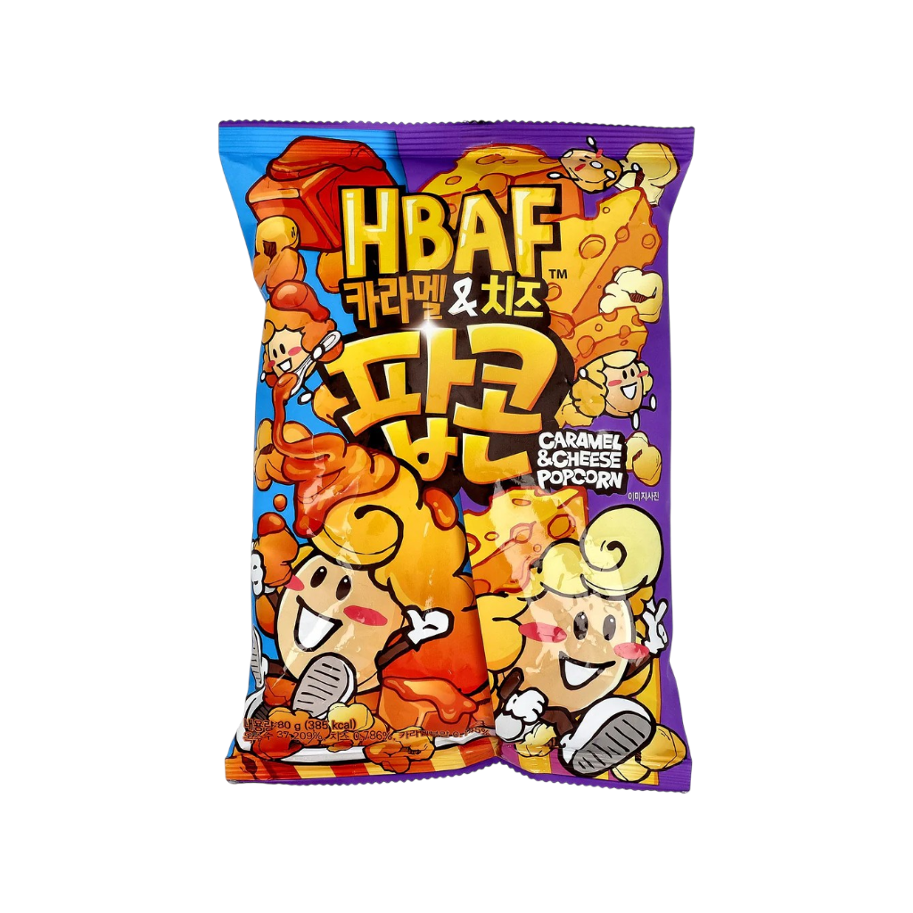 HBAF Caramel & Cheese Popcorn 80g