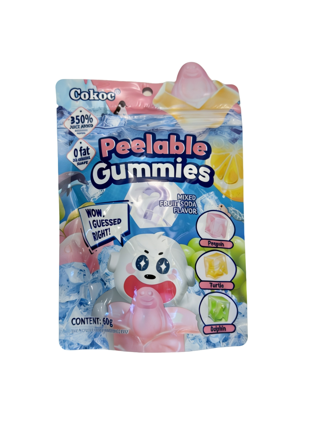 Cokoc gominola sabor mixto fruta soda 60g