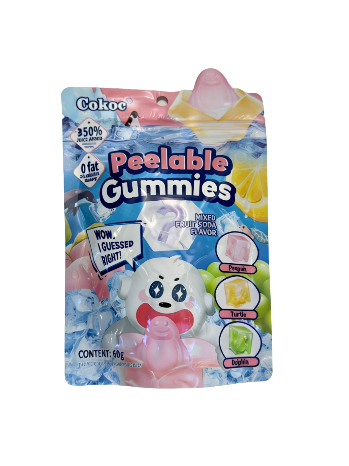 Cokoc gominola sabor mixto fruta soda 60g