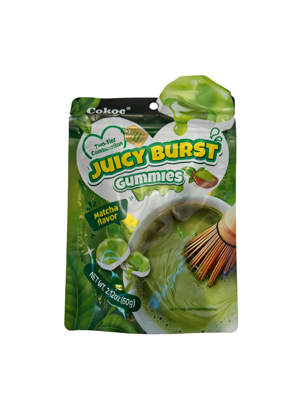 Cokoc gominola sabor matcha 60G