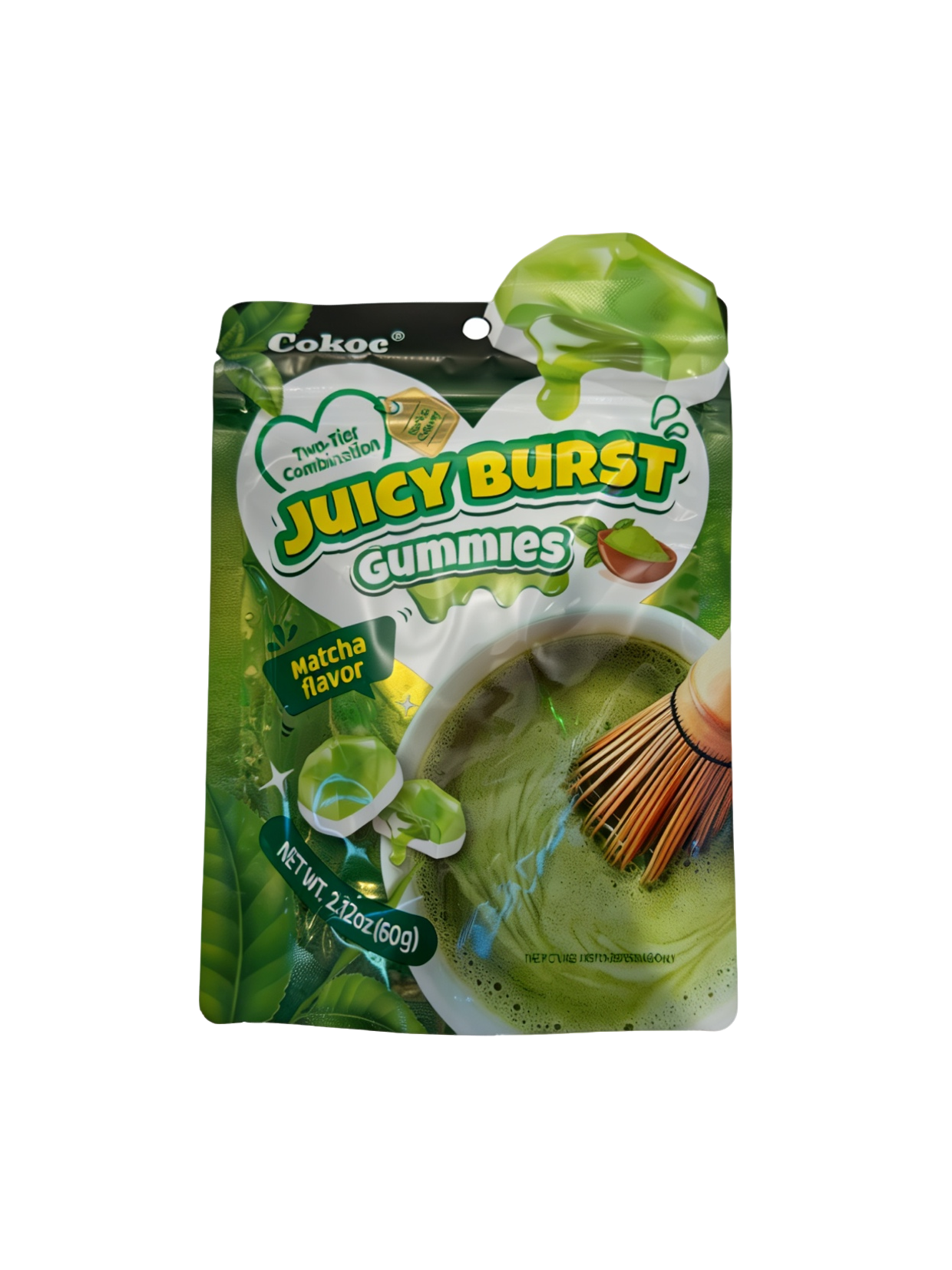 Cokoc gominola sabor matcha 60G