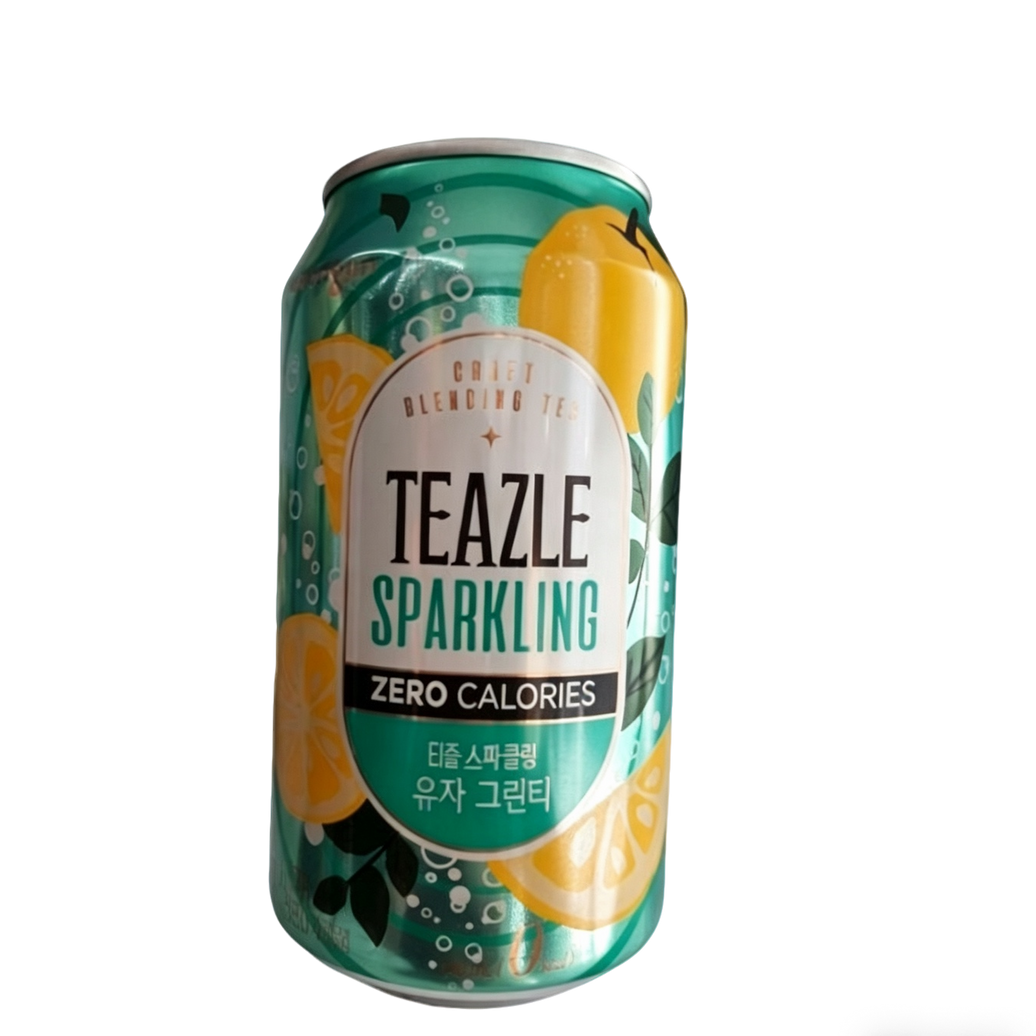 WOONGJIN TEAZLE Bebida Refrescante Sabor Yuzu y Té Verde 340ml
