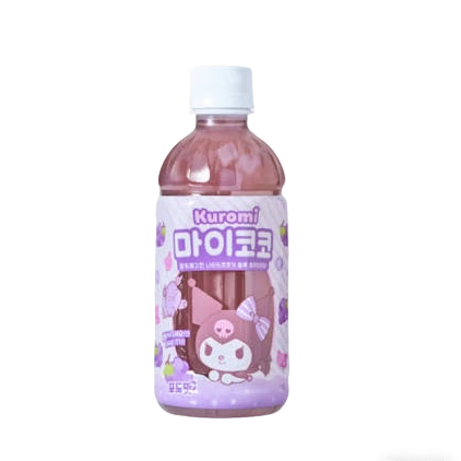 MY COCO Kuromi Bebida Sabor Uva con Nata de Coco 340ml