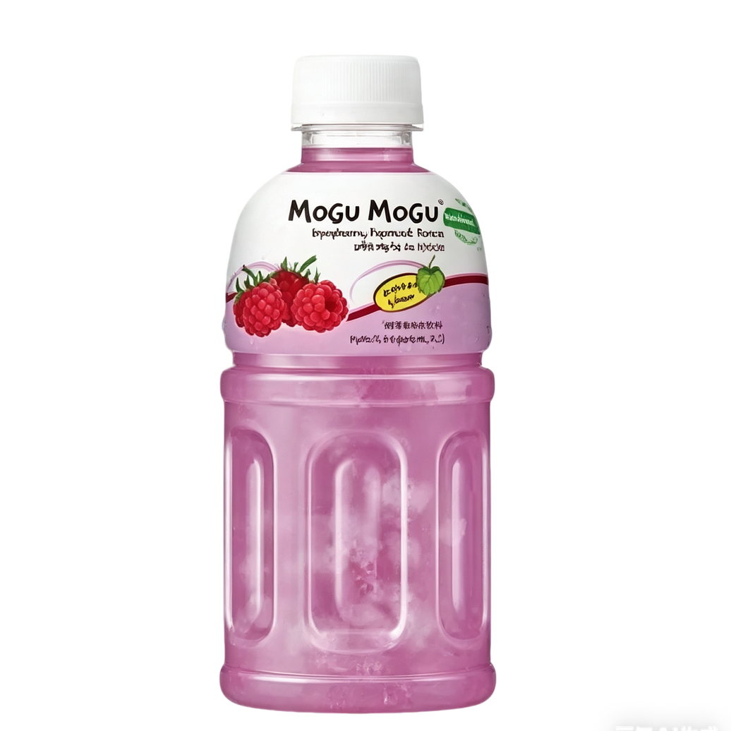 Mogu Mogu Bebida Sabor Frambuesa con Nata de Coco 320ml