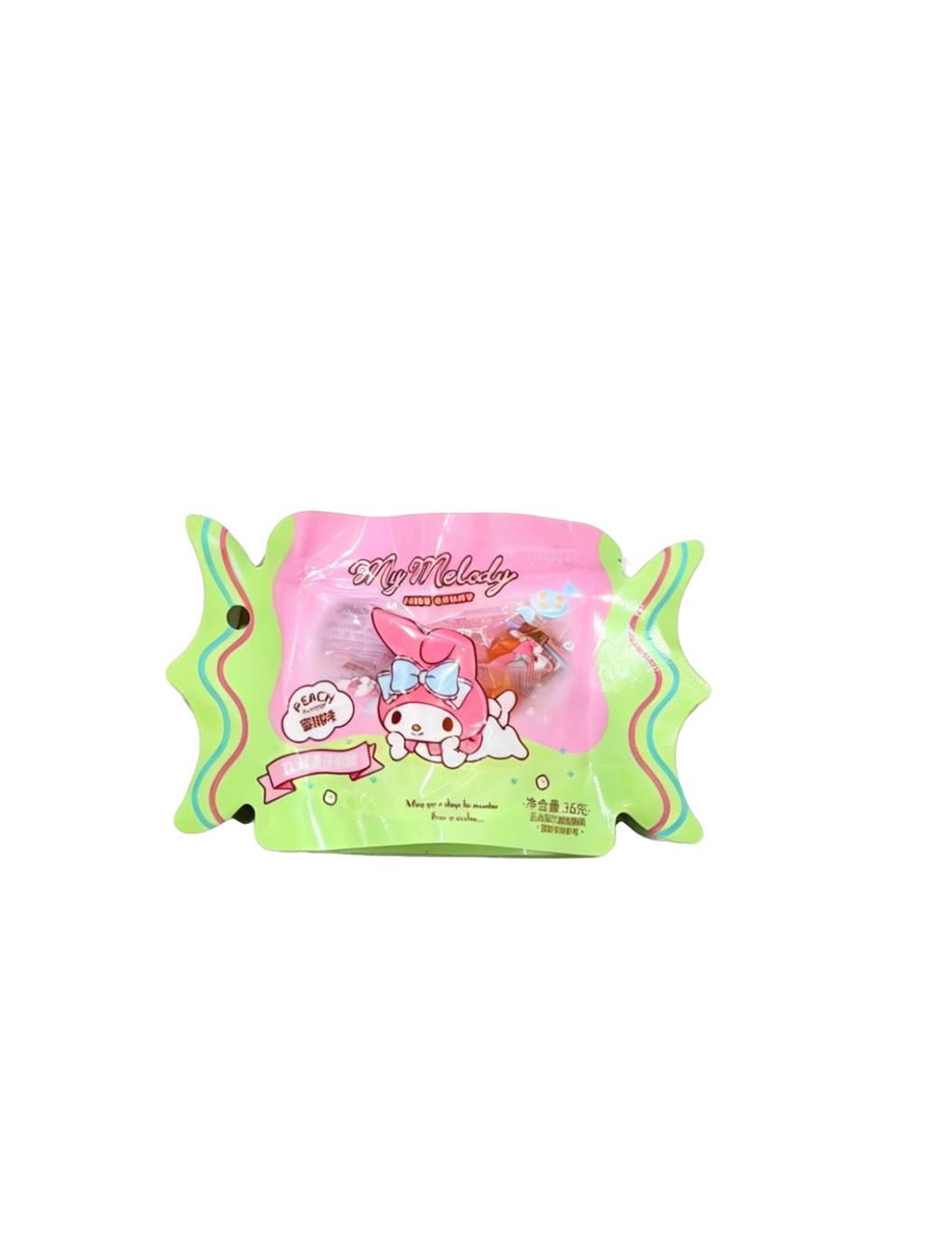 Gominola 3D my melody sabor melocoton 36g