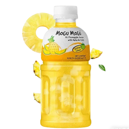 Mogu Mogu Bebida Sabor Piña Con Nata de Coco 320ml