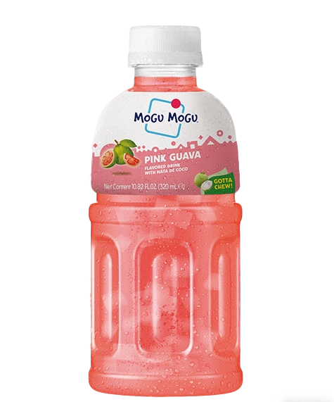 Mogu Mogu Bebida sabor guava con nata de coco 320ml