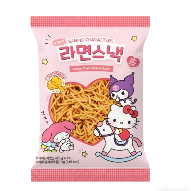 Sanrio Fried Chicken Flavor Noodle Chip 92g KR