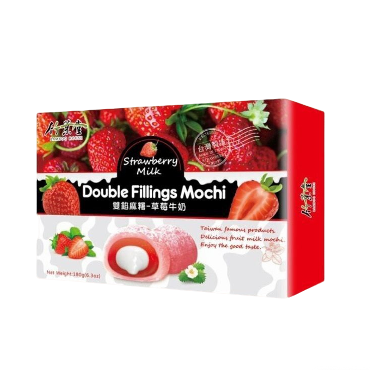 Mochi bamboo house sabor fresa con leche 180g
