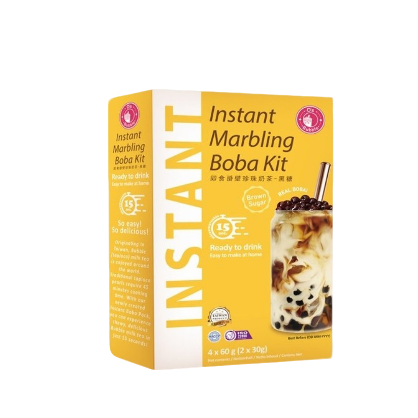 Kit Bubble Tea sabor Azúcar Moreno O's bubble 240g