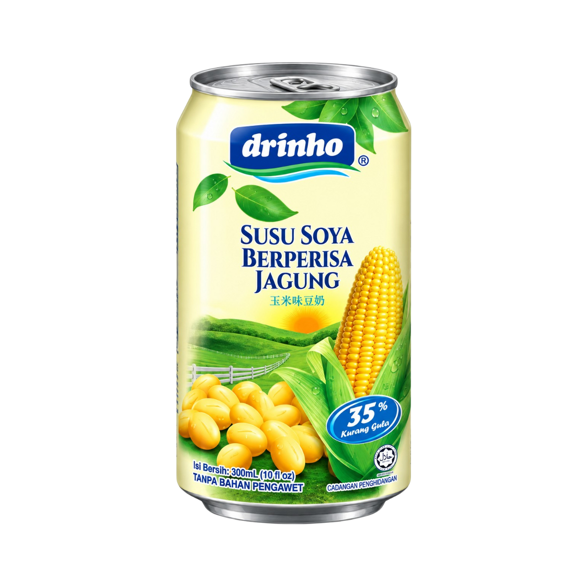 🌽 Bebida de Soja con Maíz Drinho – 300 ml