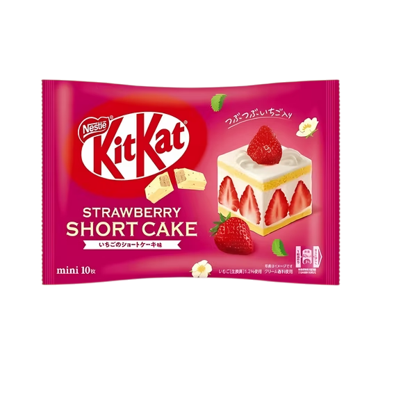 JP KitKat sabor Tarta de fresa 104g