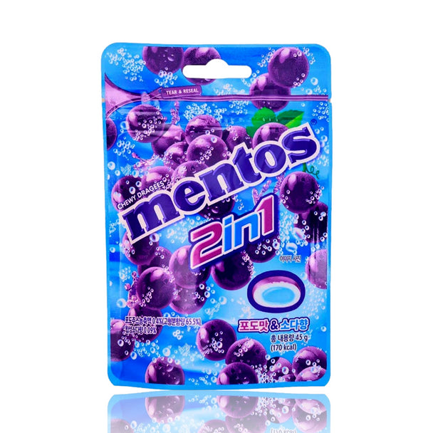 Caramelos sabor Uva y Soda 145g MENTOS