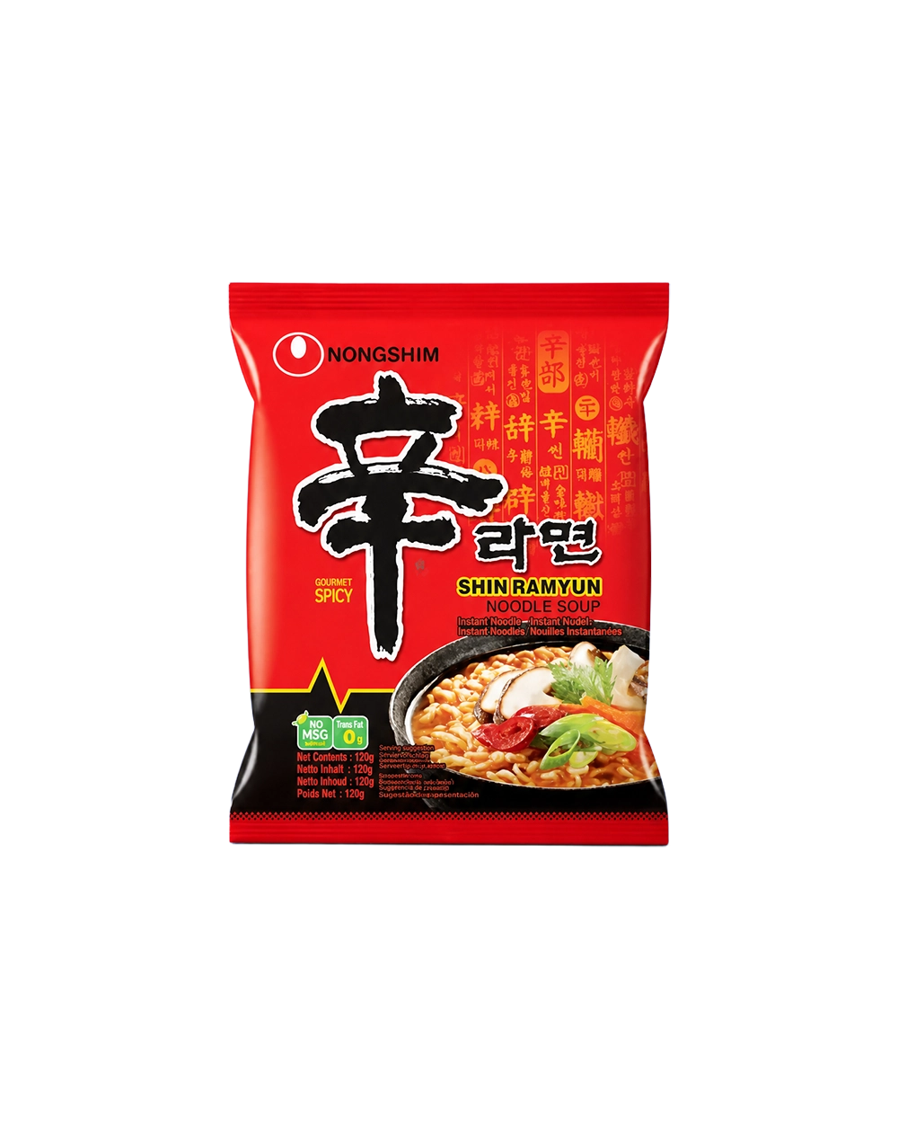 Nongshim Shin Ramyun Noodle Soup 120g