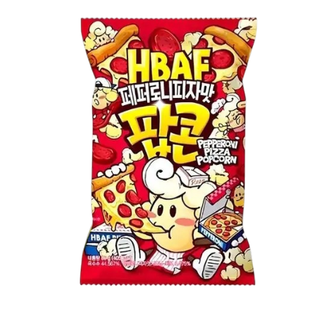 HBAF Pepperoni Pizza Flavor Popcorn 80g