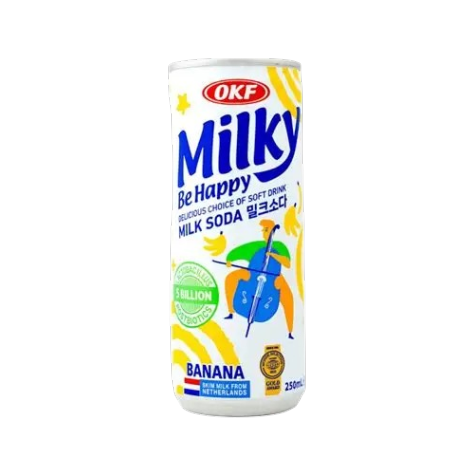 OKF Milky sabor platano 250ml