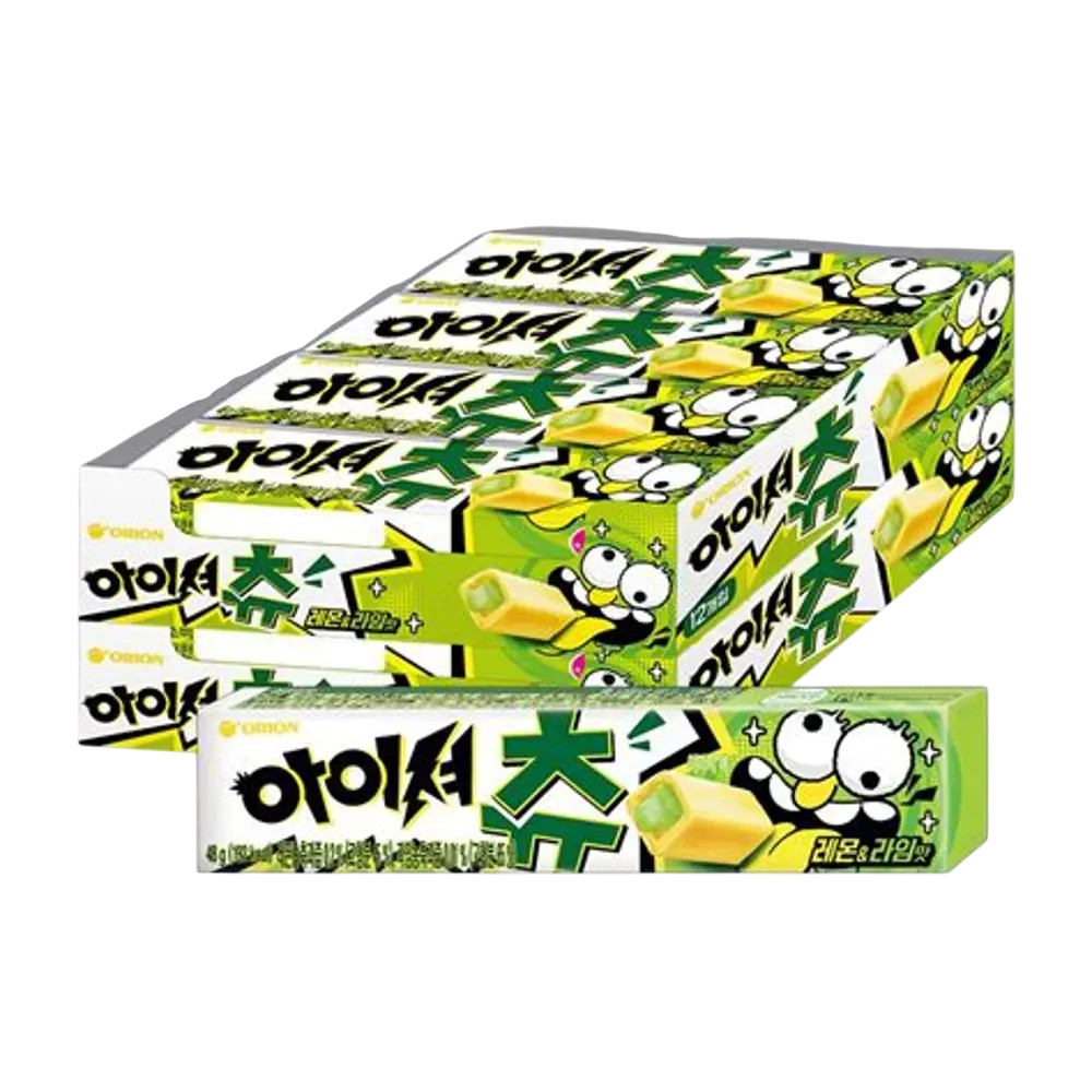 ORION Sour Chew Lemon & Lime Candy 48g