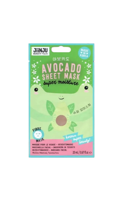 KR JinJu Sheet mascarilla facial Avocado 25ml