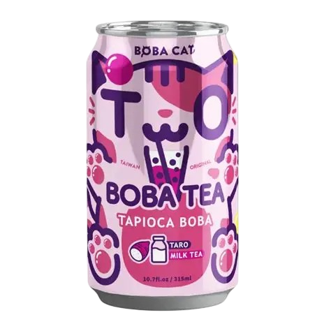 TW BobaCat Boba Tea Taro Flavor 315ml