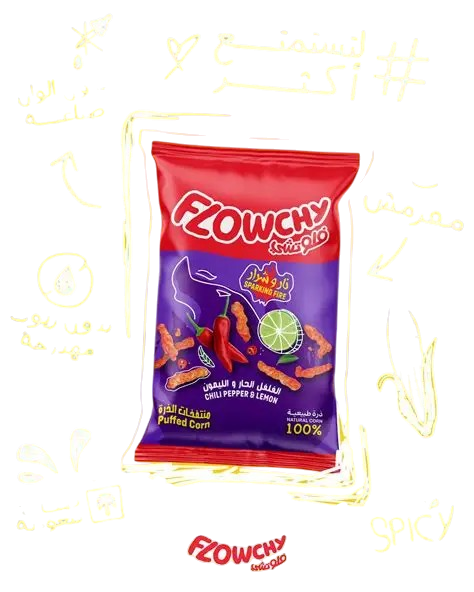 SA Flowchy Crunchy Puffed Corn Sweet Sour 70g