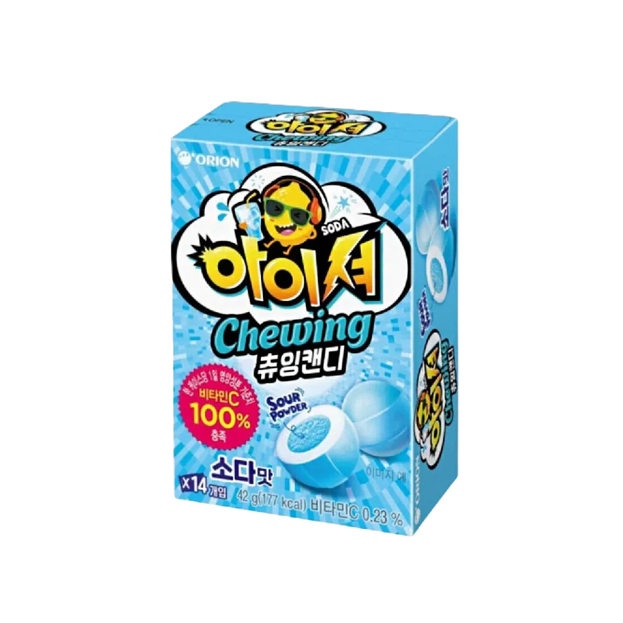 Caramelo Chewing acido sabor Soda 42g ORION