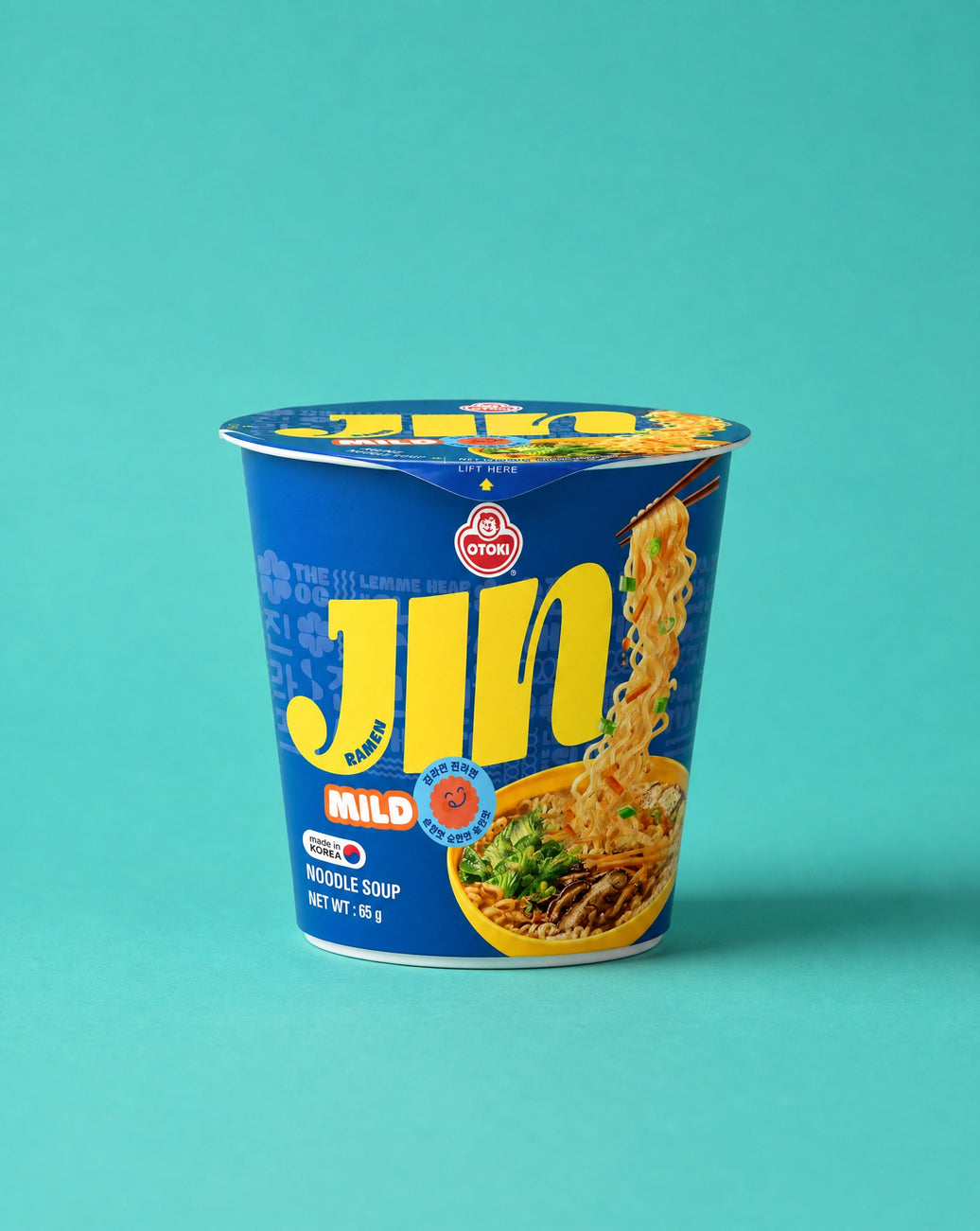 Ottogi Jin Ramen Cup – Mild (Vaso) 65g
