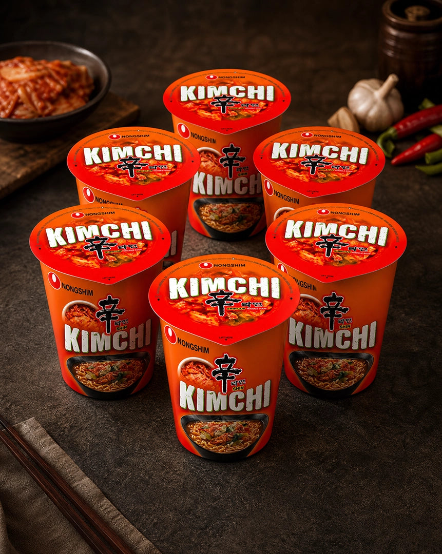 PACK NONGSHIM RAMEN KIMCHIM CUP 5+1