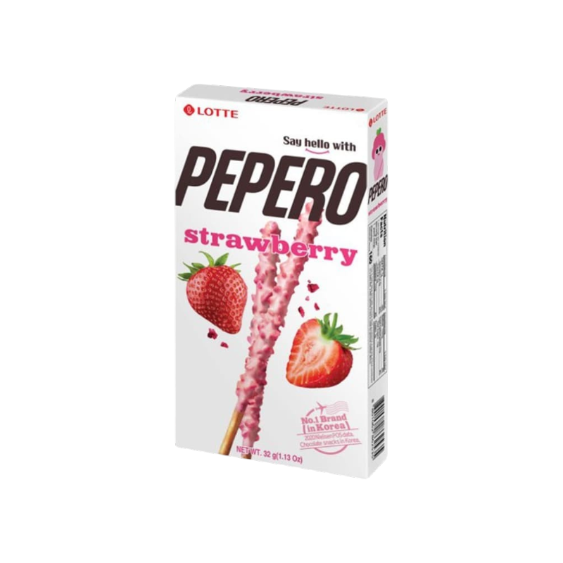 LOTTE Pepero sabor Fresa 32g
